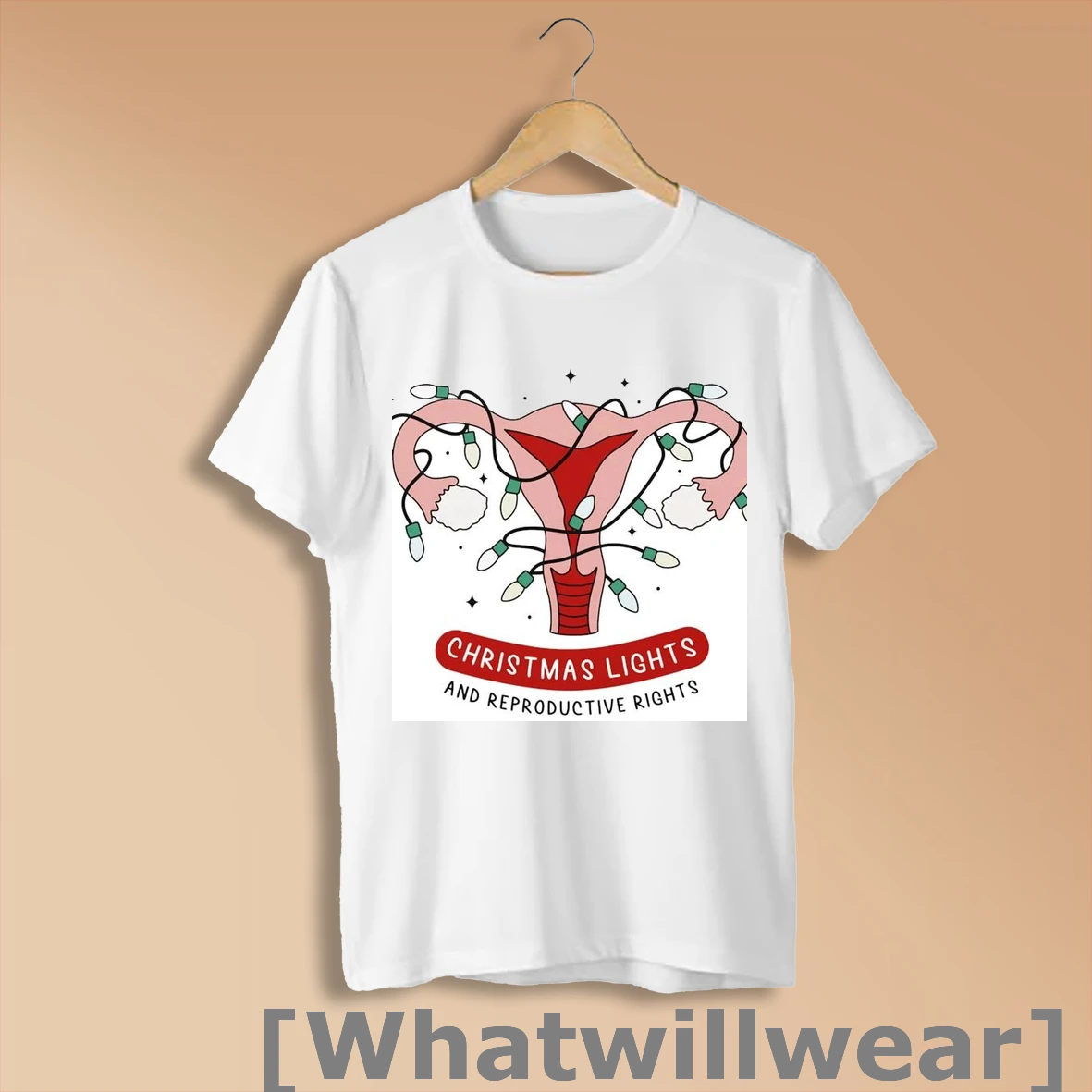 Official Christmas Lights And Reproductive Rights Feminist Shirt Sweatshirt