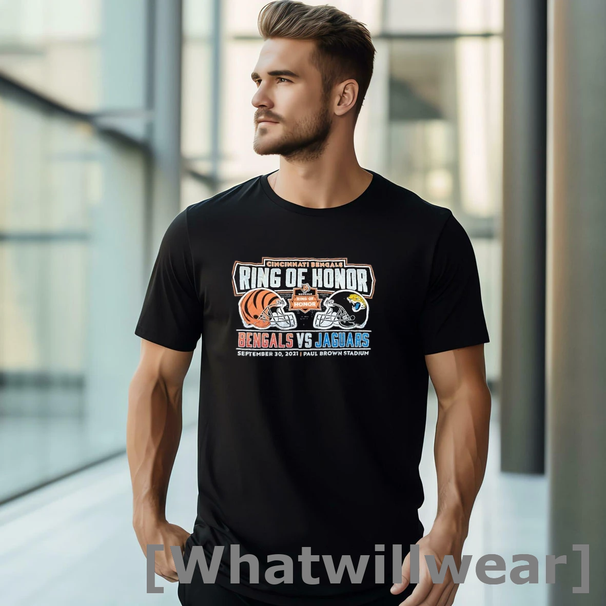 Official Cincinnati Bengals Jacksonville Jaguars Ring Of Honor September 30 2021 Paul Brown Stadium Tshirts Sweater