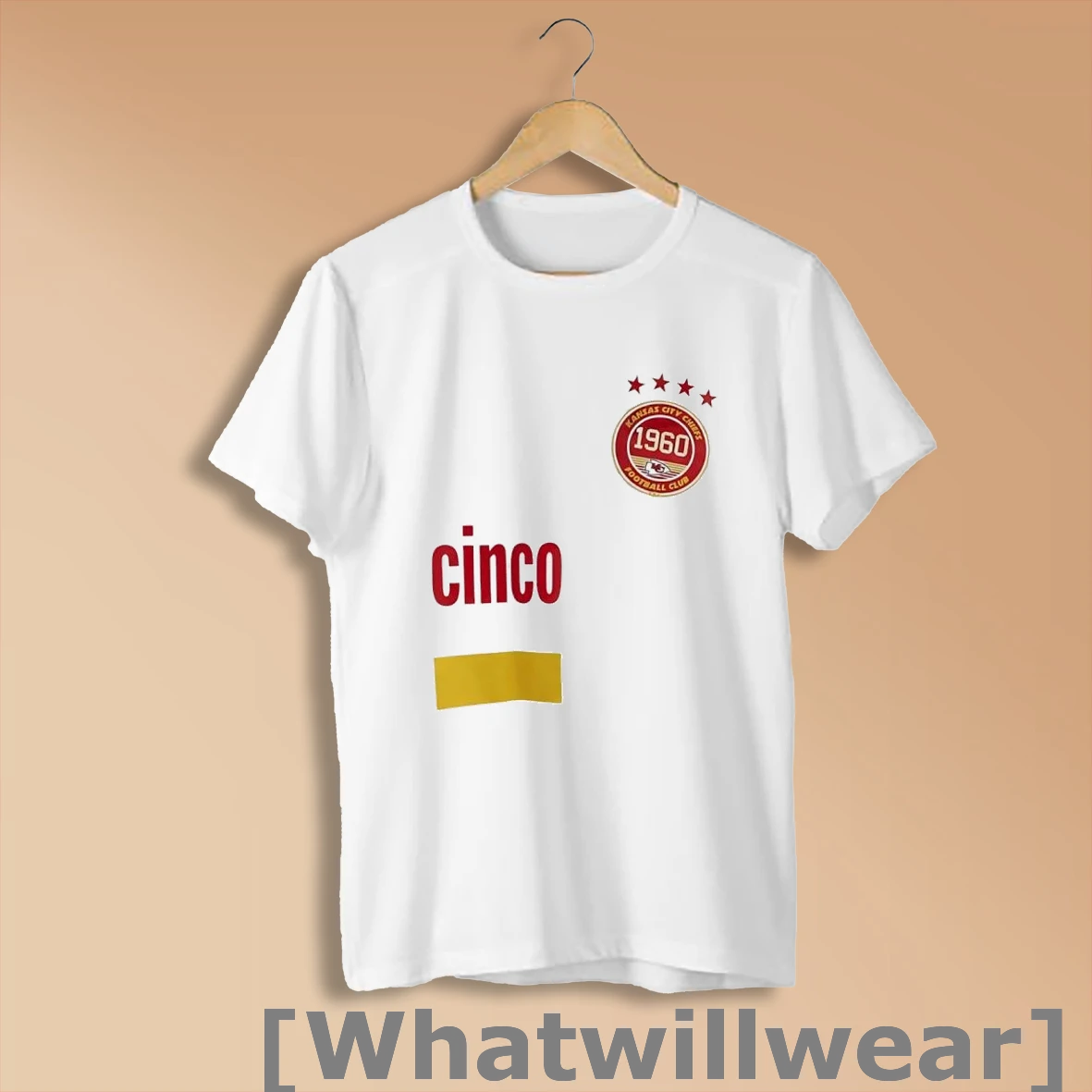 Official Cinco Kansas City Chiefs 1960 Football Club Shirt Sweatshirt