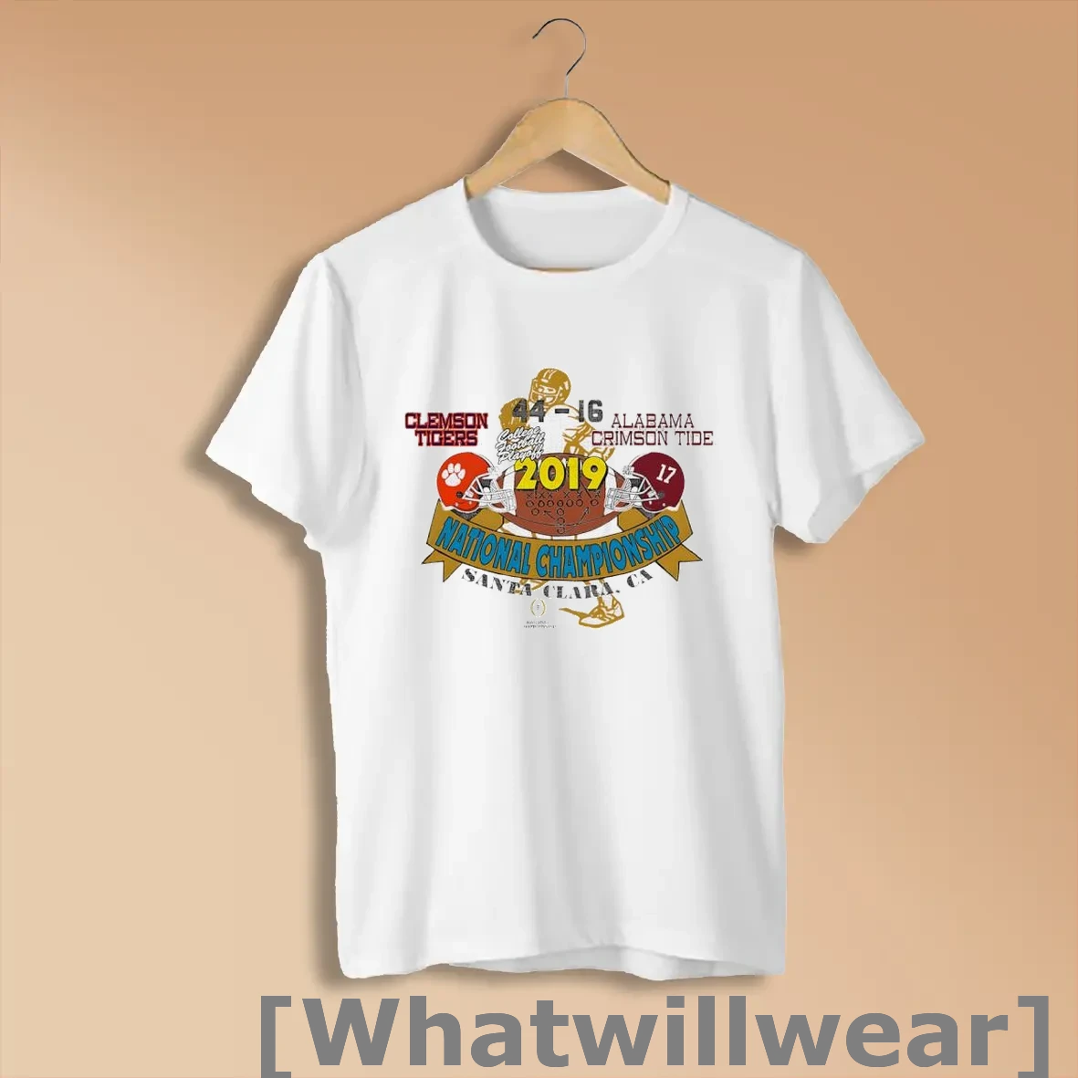 Official Clemson Tigers Vs Alabama Crimson Tide National Championship Game 2019 College Football Playoff Shirts