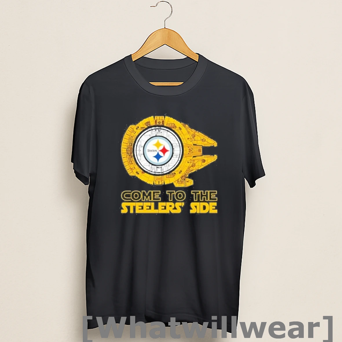 Official Come To The Steelers Side Millennium Falcon Shirts