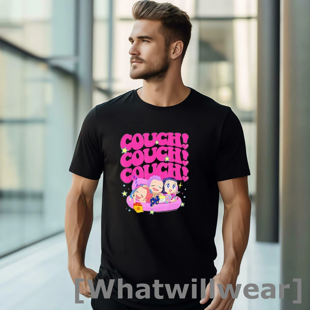 Official Couch Couch Couch Anime Characters Tshirts Sweater