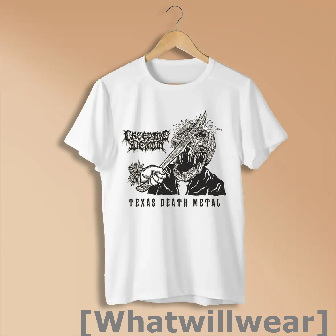 Official Creeping Death Texas Death Metal Sword Smasher Shirts