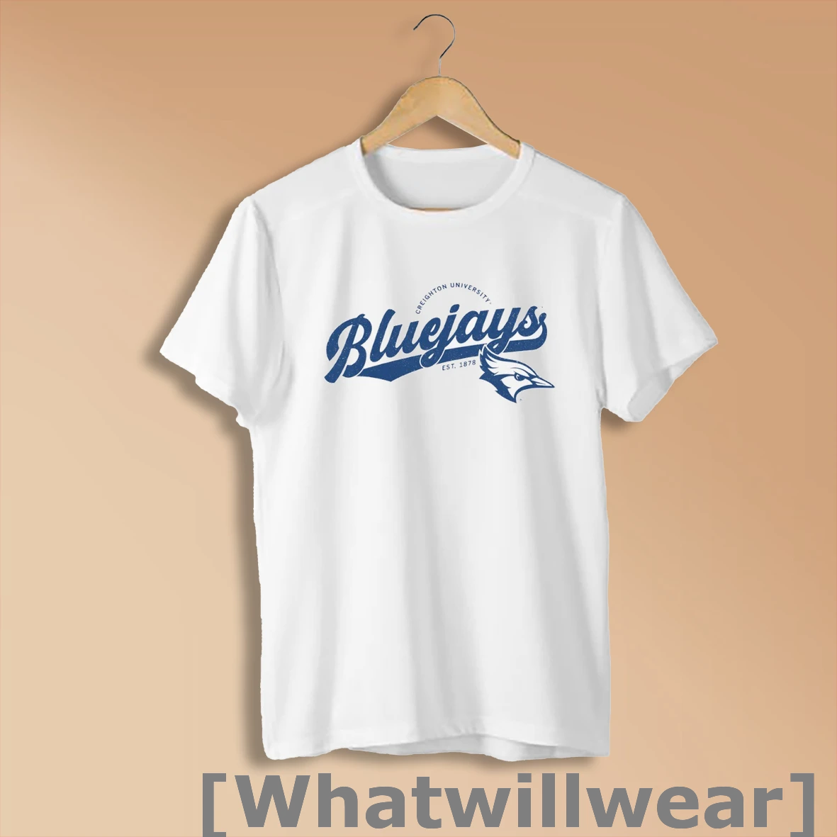 Official Creighton Bluejays Est 1878 Script Logo T Shirt Sweatshirt