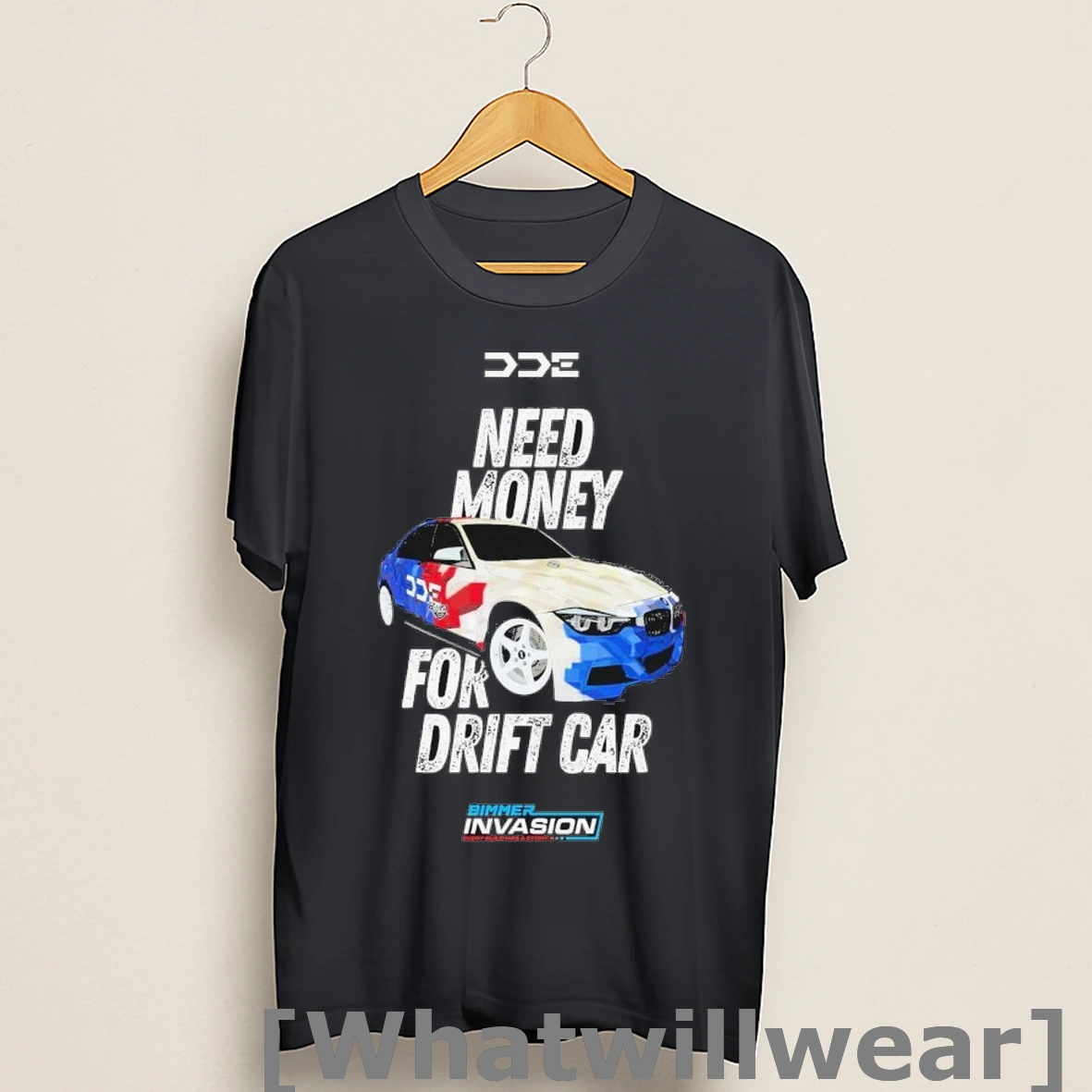 Official Dde Need Money For Drift Car Tour 2025 Bimmer Invasion Shirts