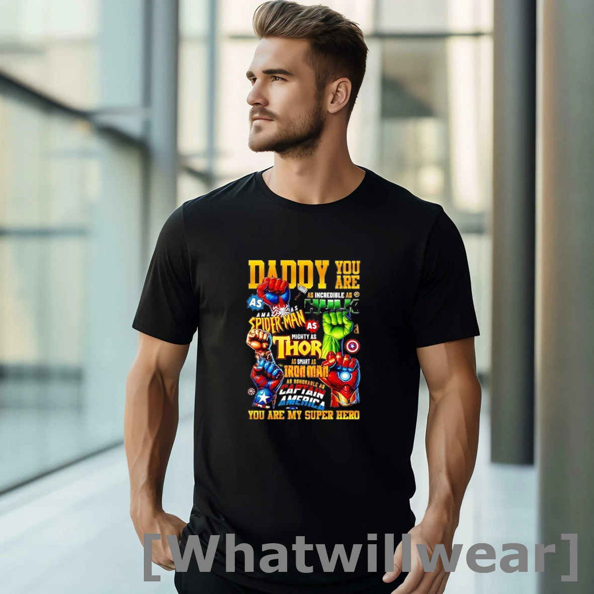 Official Daddy You Are My Super Hero Tshirts Sweater