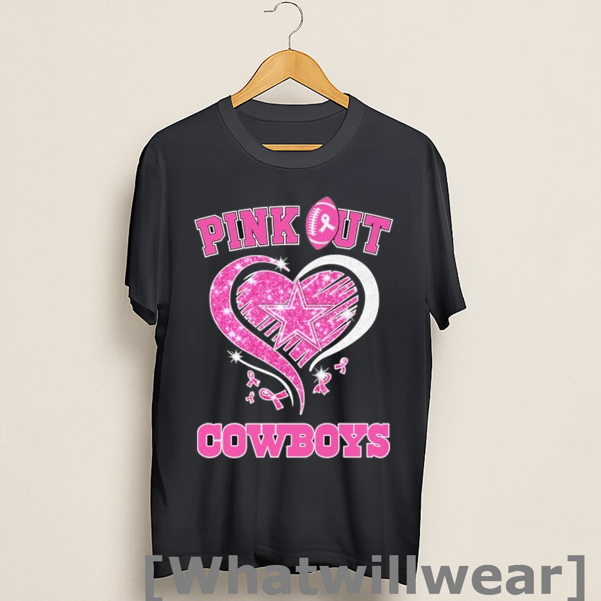 Official Dallas Cowboys Pink Out Breast Cancer Diamond Shirts