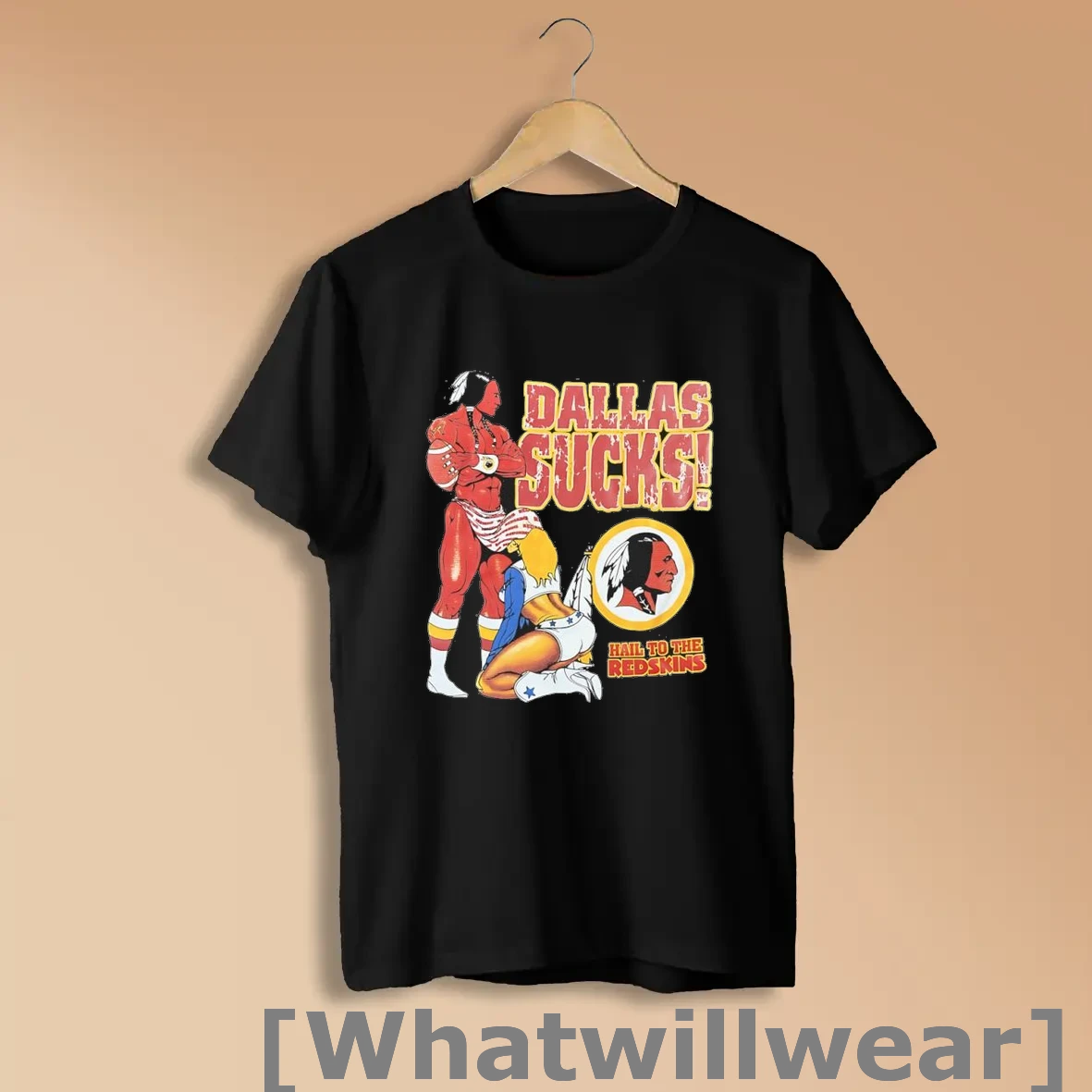 Official Dallas Sucks Hail The Redskins Washington Commanders Shirts