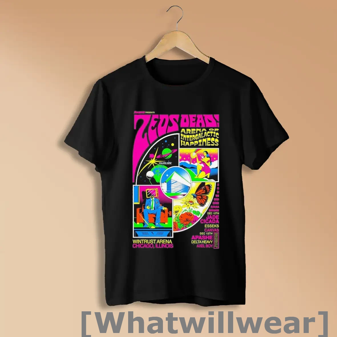 Official Deadbeats Zeds Dead Tour Chicago Il 2025 Shirts