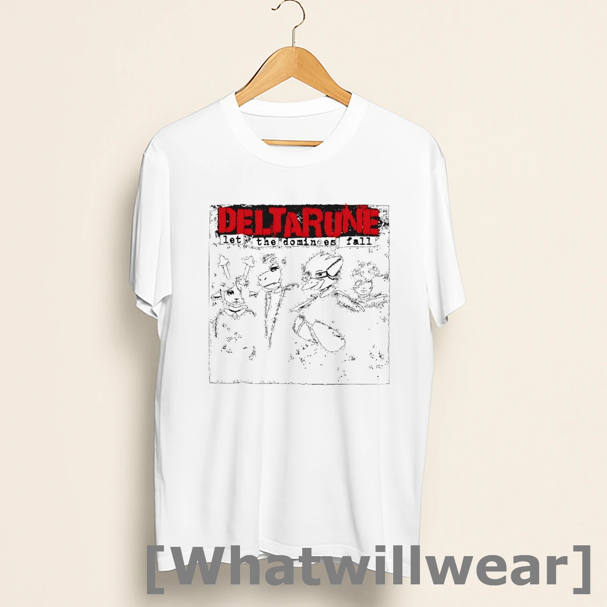 Official Deltarune Let The Dominoes Fall Shirts