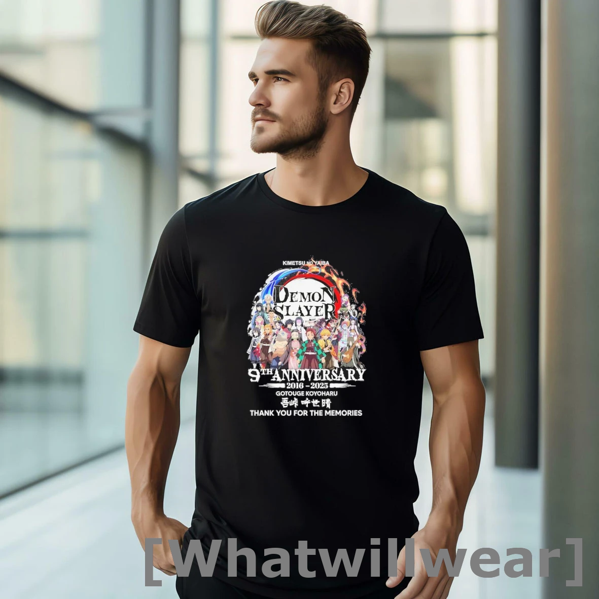 Official Demon Slayer 9th Anniversary 2016 2025 Thank You For The Memories Tshirts Sweater