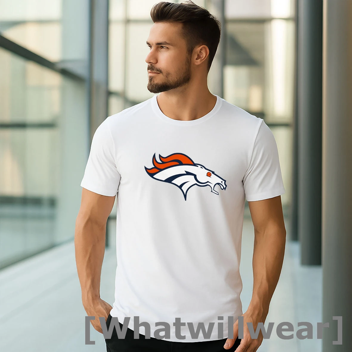 Official Denver Broncos Funny Logo Shirts