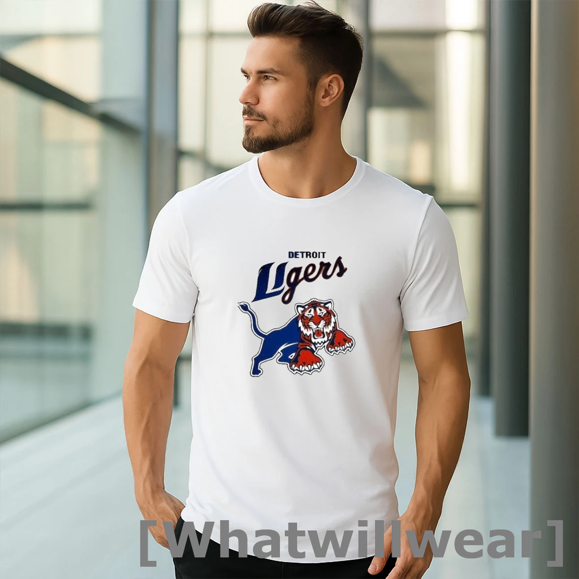 Official Detroit Ligers Detroit Lions X Detroit Tigers Tshirts Sweater