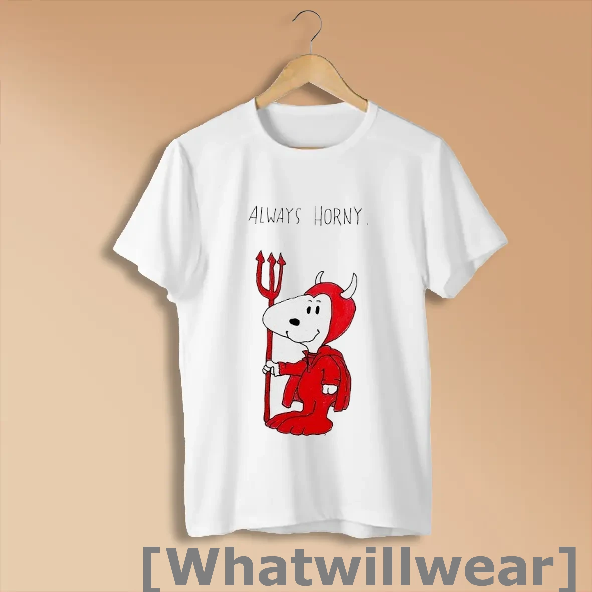 Official Devil Snoopy Always Horny Shirts