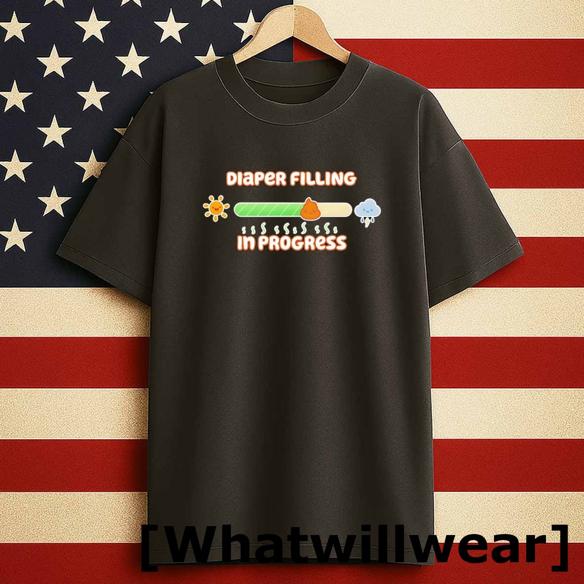 Official Diaper Filling In Progress Tshirts Sweater