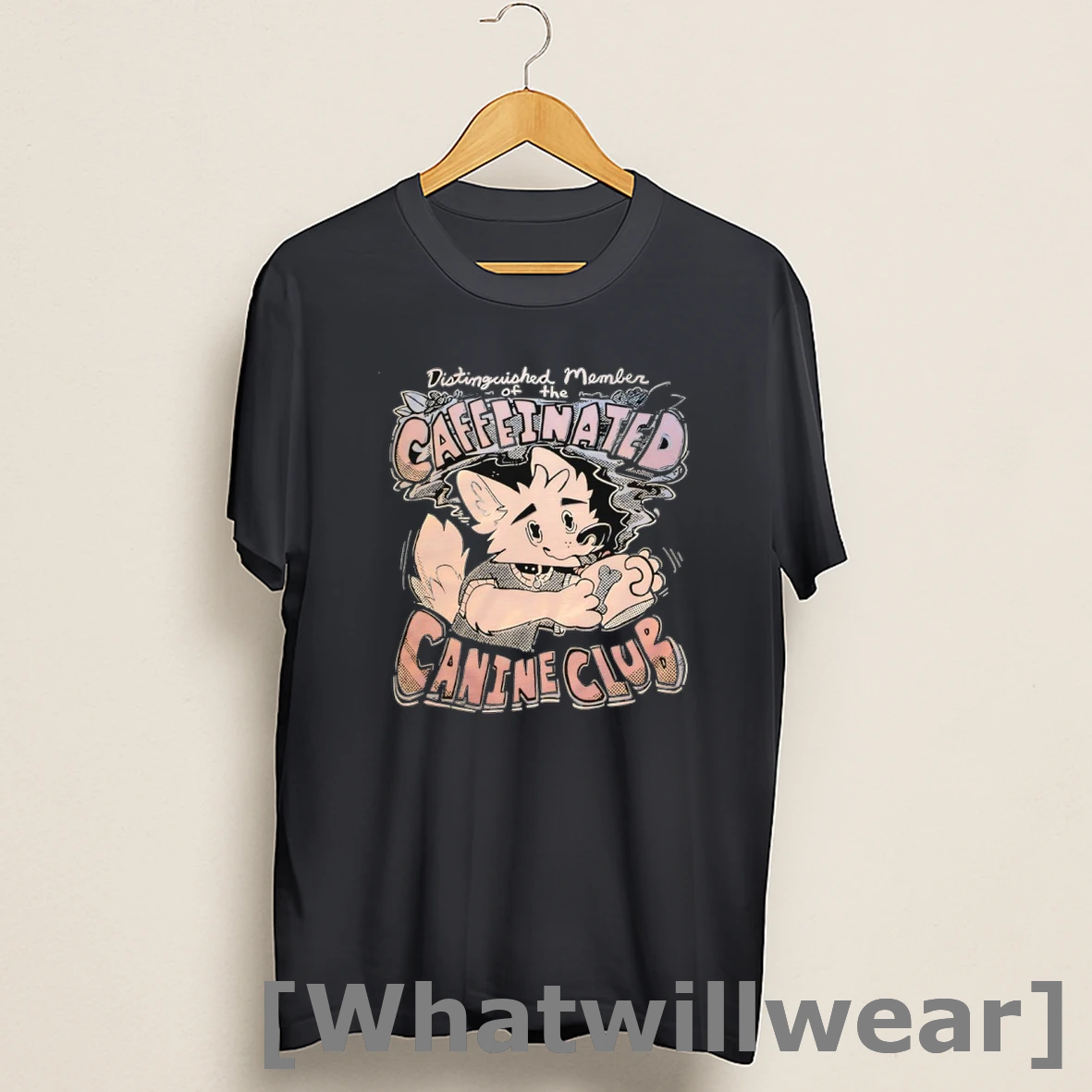 Official Distinguished Member Of The Caffeinated Canine Club Shirts
