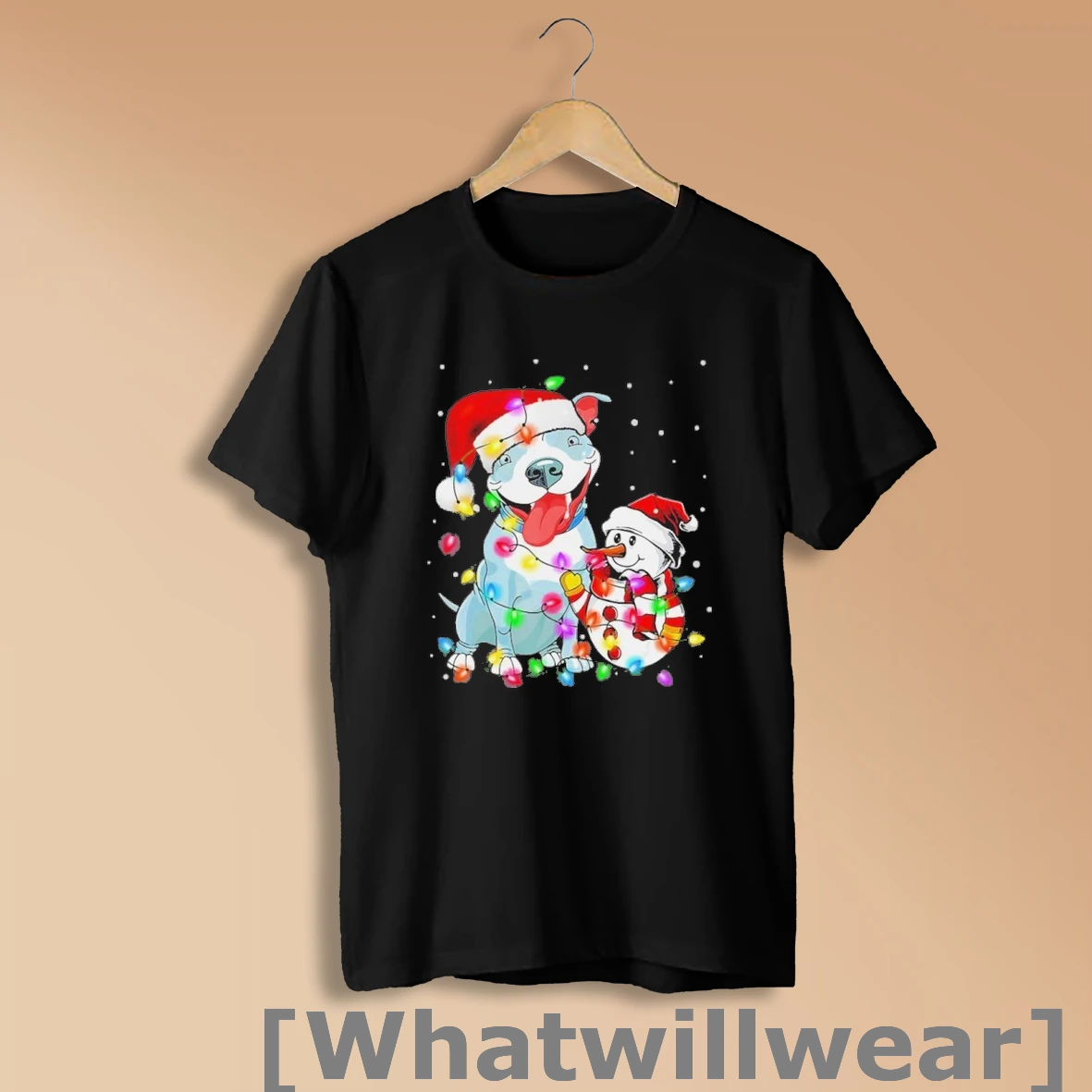 Official Dog And Snow Christmas Light Shirt Sweatshirt