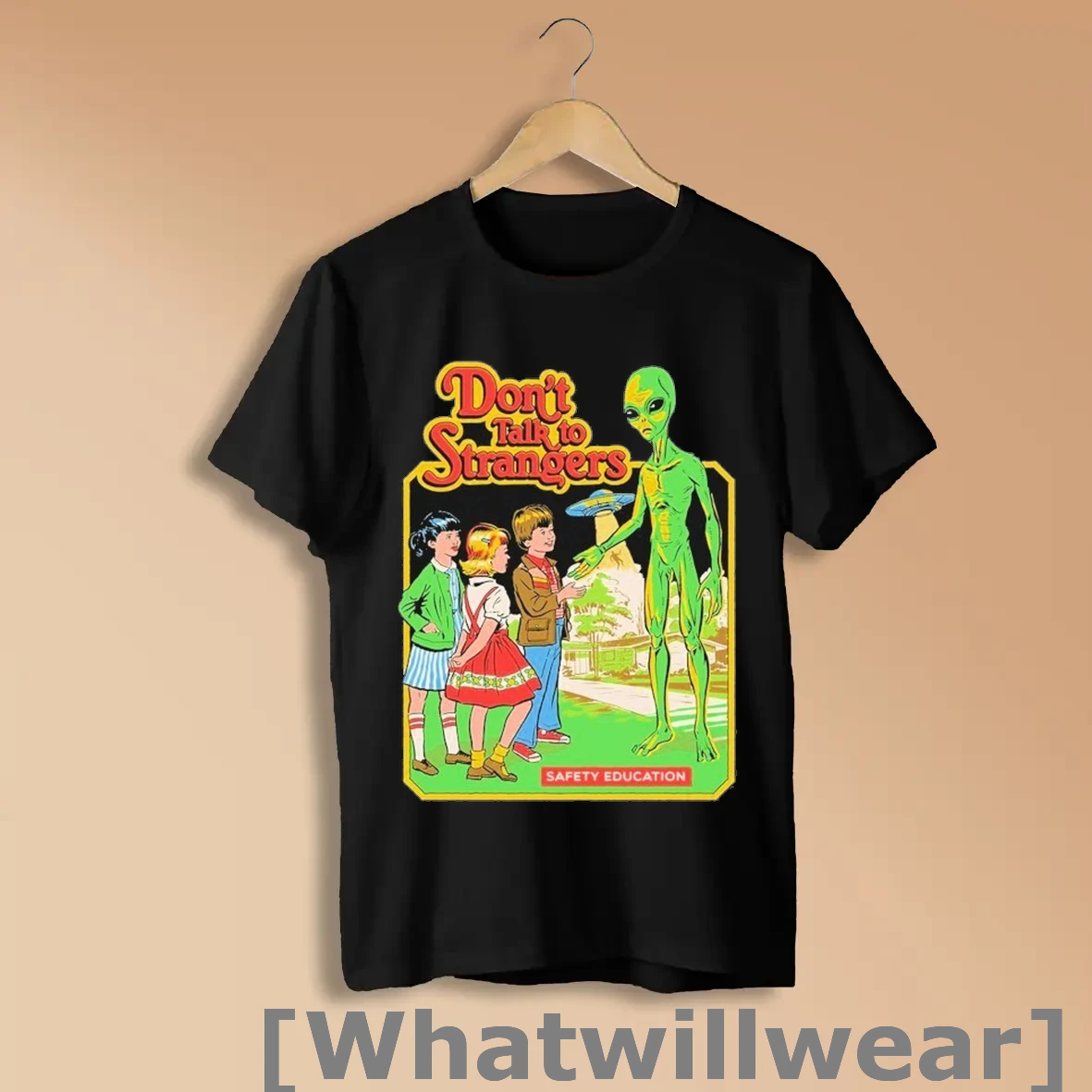 Official Dont Talk To Strangers Safety Education Ufo T Shirts Shirts