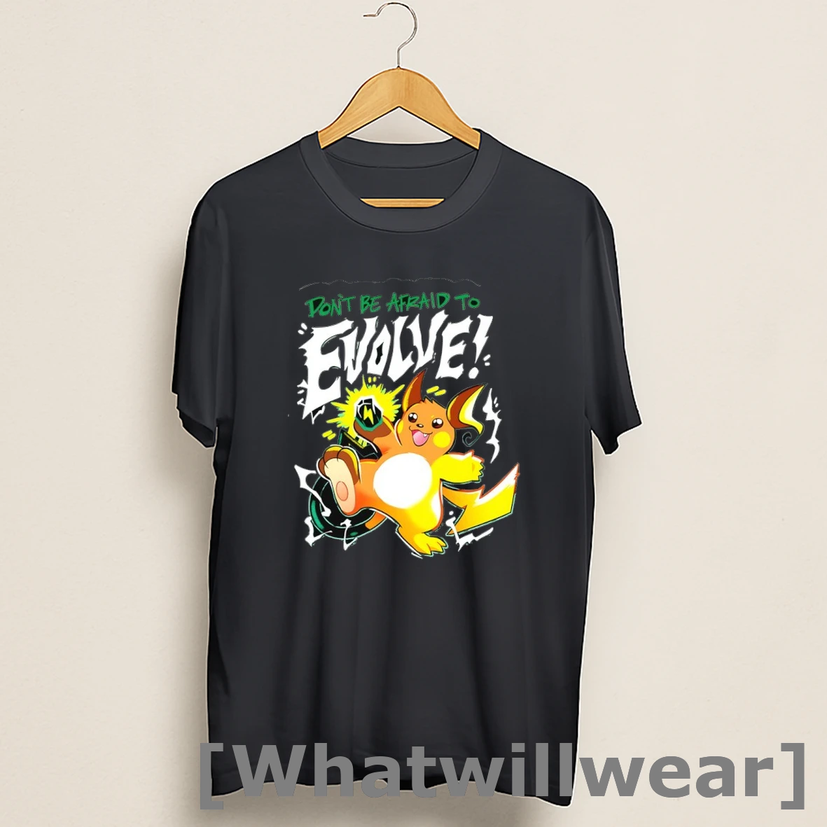 Official Dont Be Afraid To Evolve Pikachu Shirts