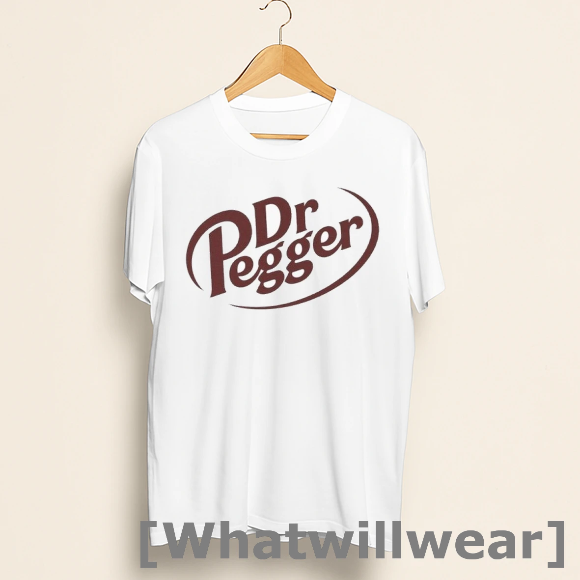 Official Dr Pepper Dr Pegger Soda Parody Logo Shirts