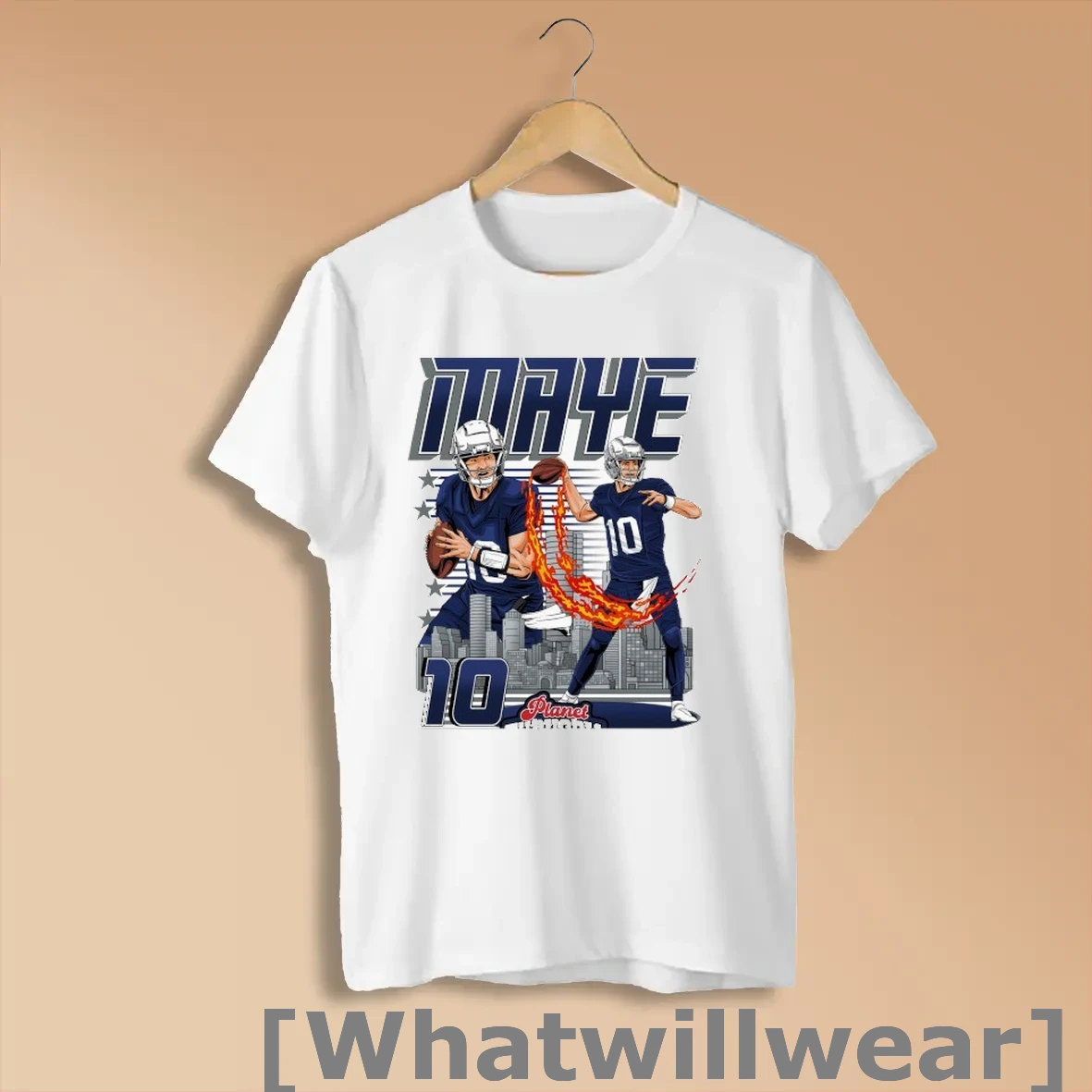 Official Drake Maye Planet Euphoria Nflpa T Shirts Shirts