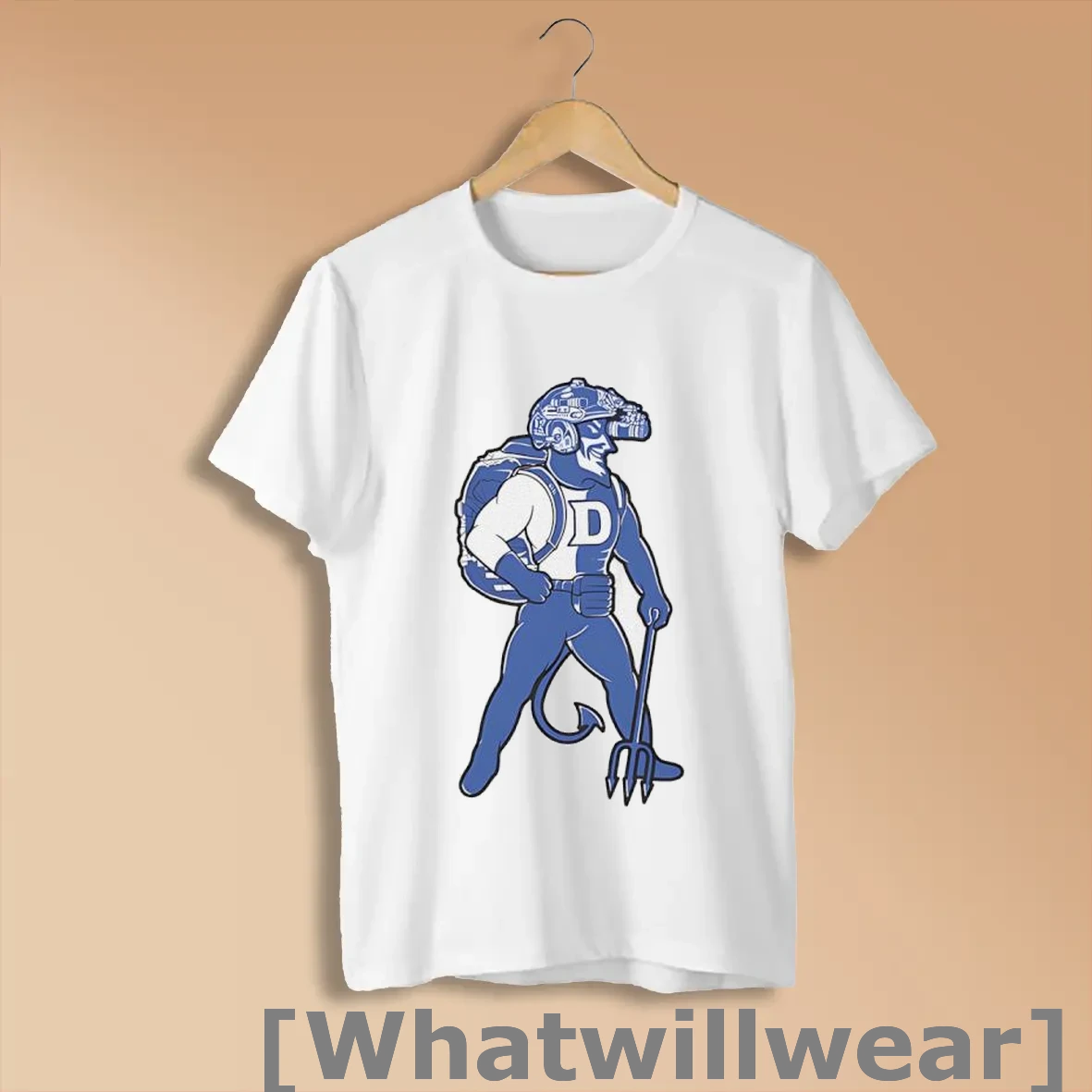 Official Duke Blue Devils Soldier Night Vision Tactical Gear Warrior Shirts