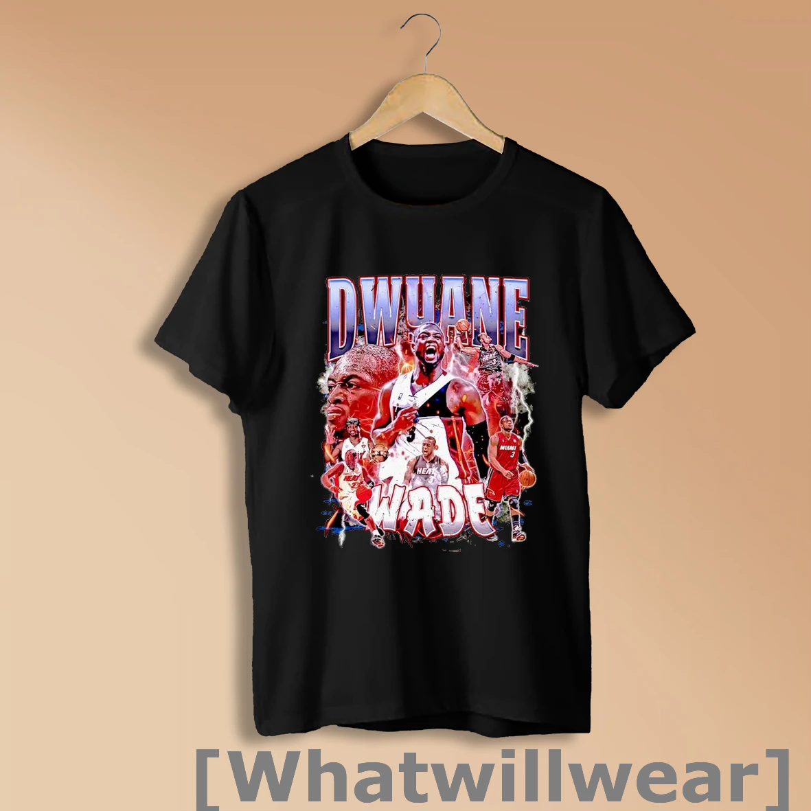 Official Dwyane Wade Miami Heat Nba Graphic Shirt Sweatshirt