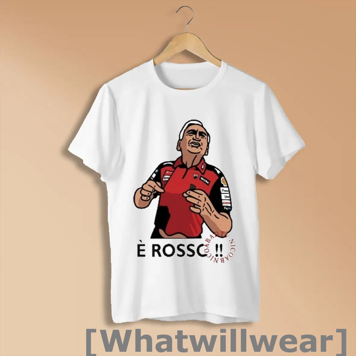 Official E Rosso Davide Tardozzi 2025 Shirts