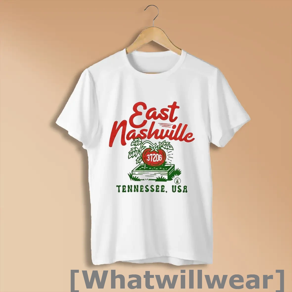 Official East Nashville Tennessee Usa 37206 Tomato Shirts