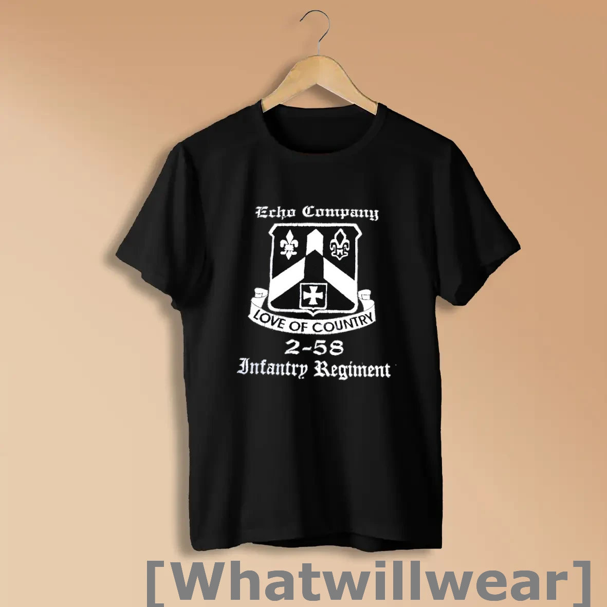 Official Echo Company Love Of Country 2 58 Infantry Regiment Shirts