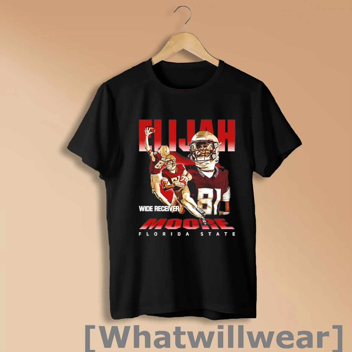 Official Elijah Moore Florida State Seminoles Wide Receiver College Vintage Shirt Sweatshirt