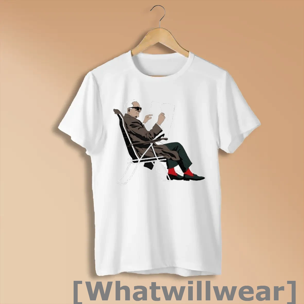 Official Enzo Ferrari Read Newspaper Chair T Shirts Shirts