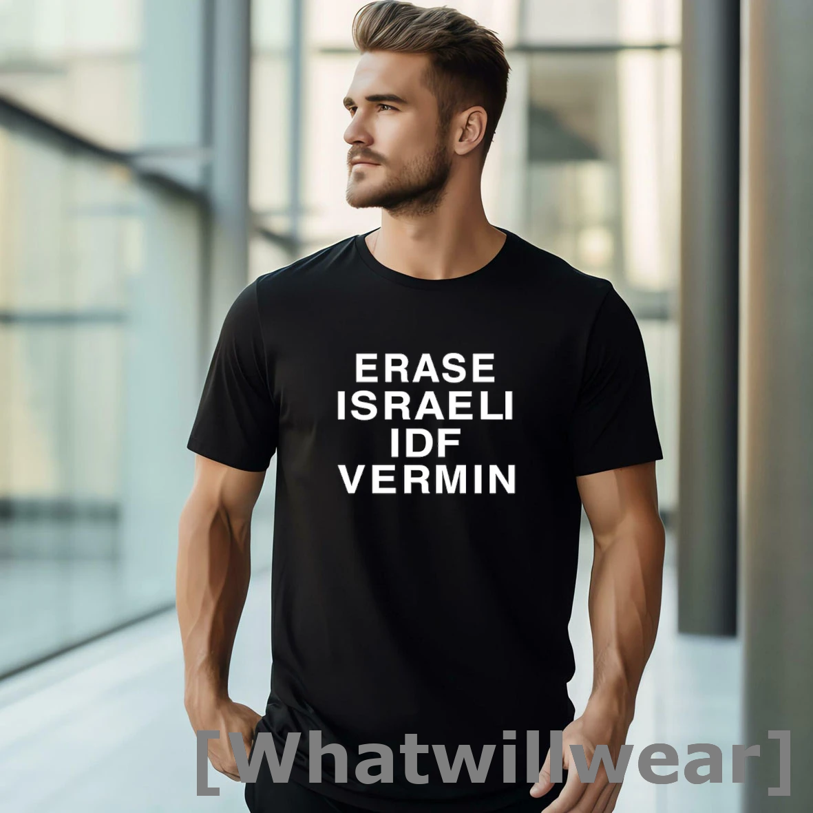 Official Erase Israeli Idf Vermin Tshirts Sweater