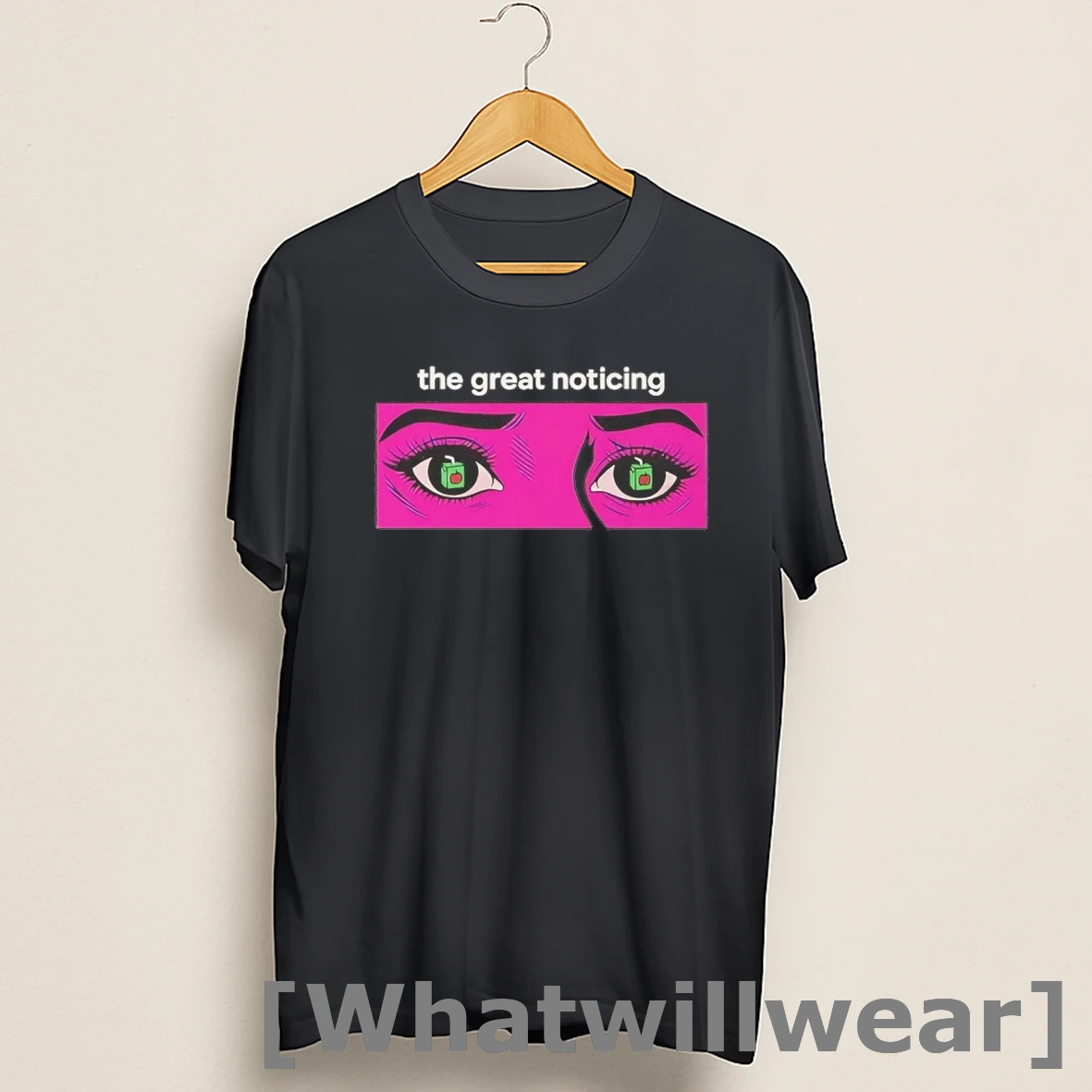 Official Eyes The Great Noticing Apple Shirts