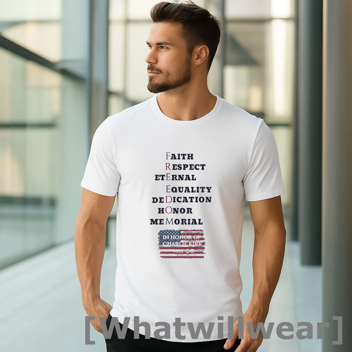 Official Freedom Faith Eternal Respect Equality Dedication Honor Memorial Charlie Kirk 1993 Usa Flag Shirts