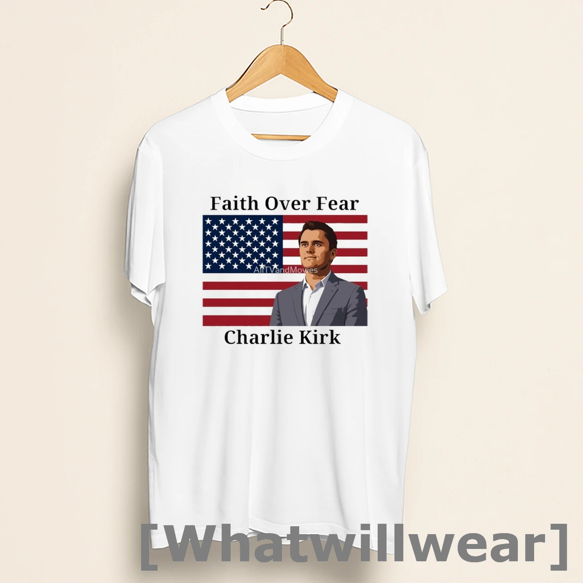 Official Faith Over Fear Charlie Kirk Shirts