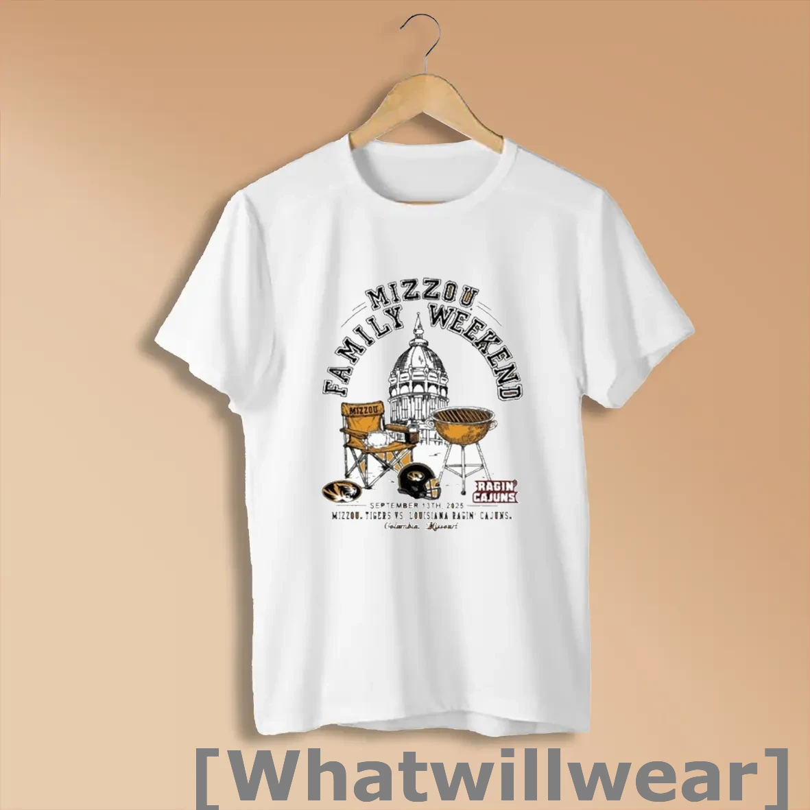 Official Family Weekend Mizzou Vs Louisiana 2025 Game Day Shirts