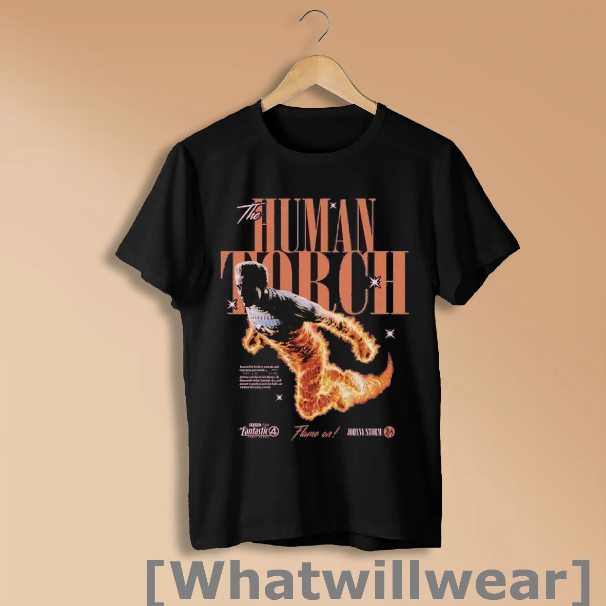 Official Fantastic 4 First Steps The Human Torch Shirt Sweatshirt