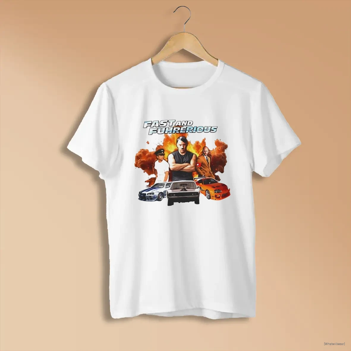 Official Fast And Fuhrerious Parody T White Shirts