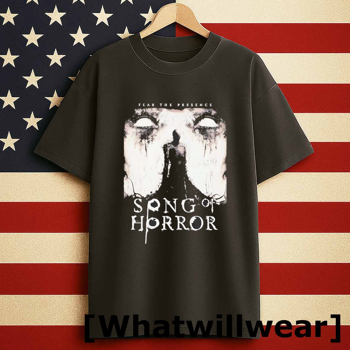 Official Fear The Presence Song Of Horror Tshirts Sweater