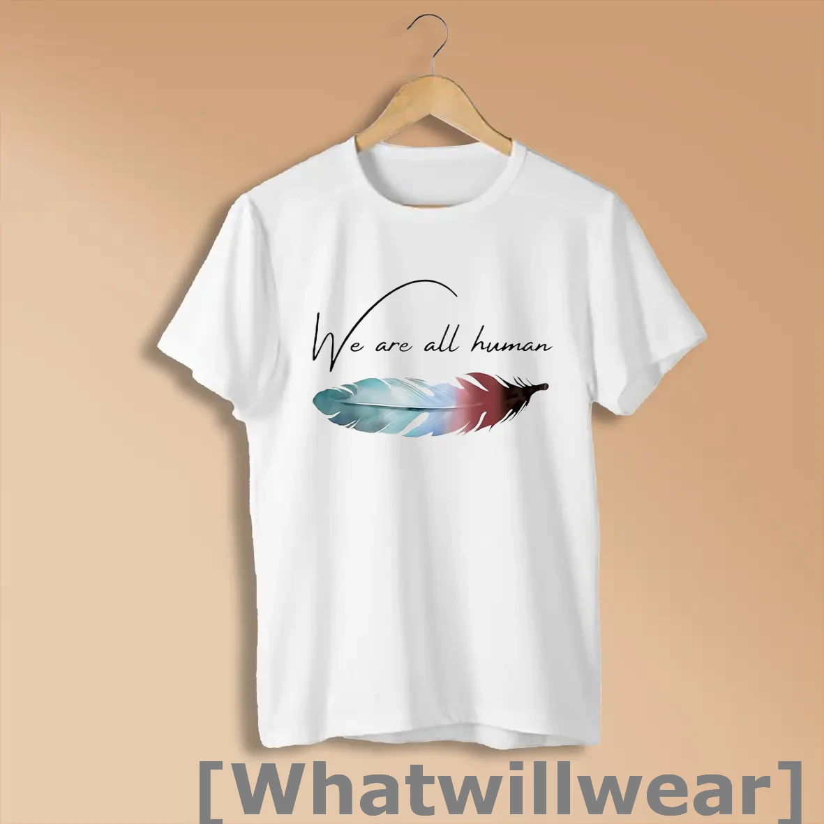 Official Feather Native America We Are All Human Shirts