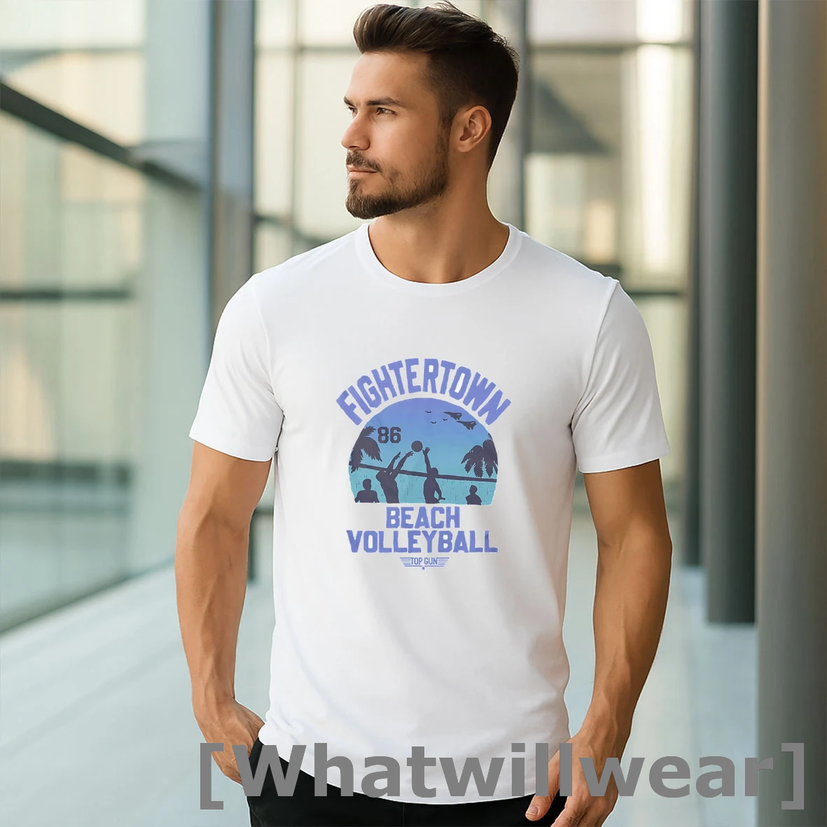 Official Fightertown Beach Volleyball Top Gun Tshirts Sweater