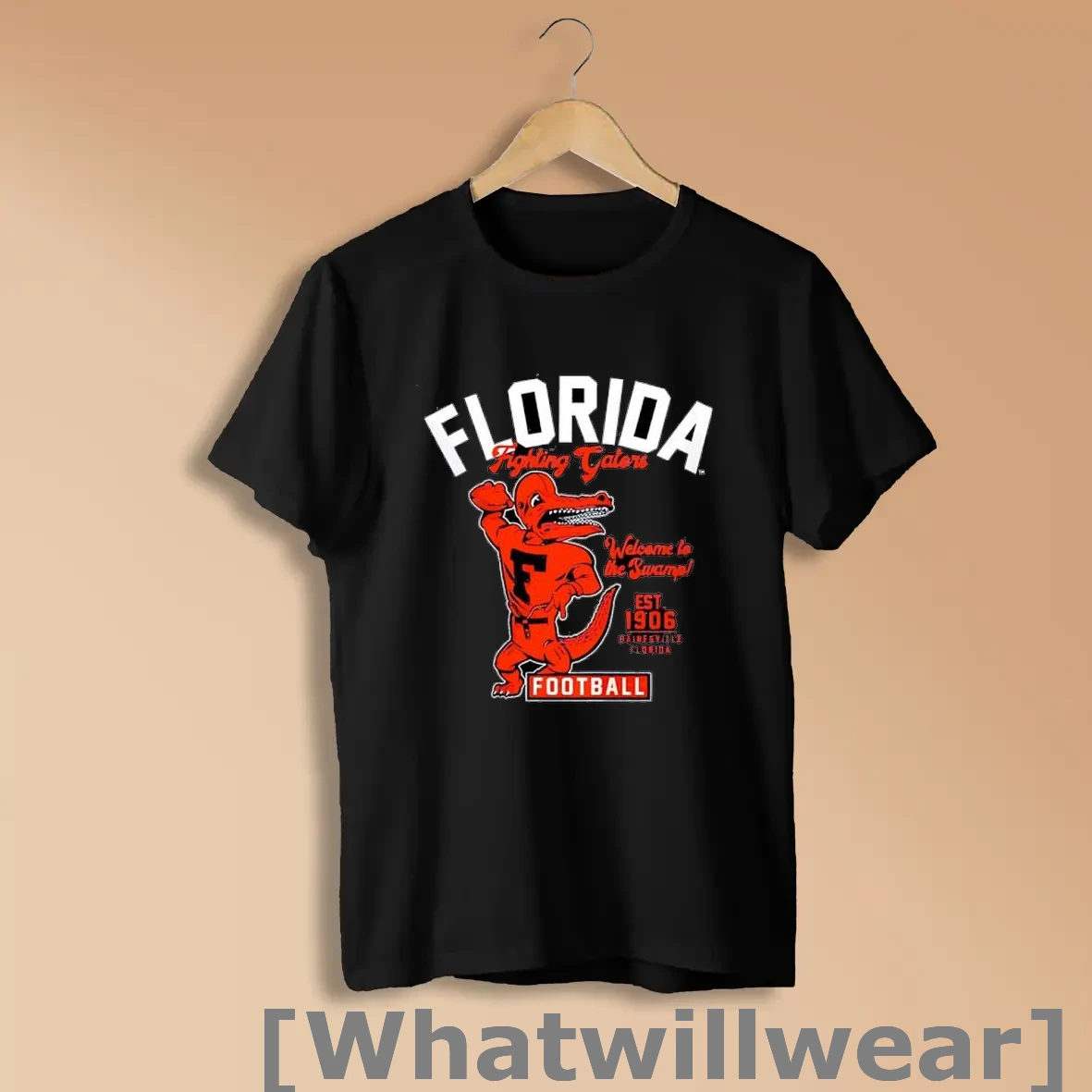 Official Florida Fighting Gators Welcome To The Swamp Est 1906 Gainesville Florida Football Shirts