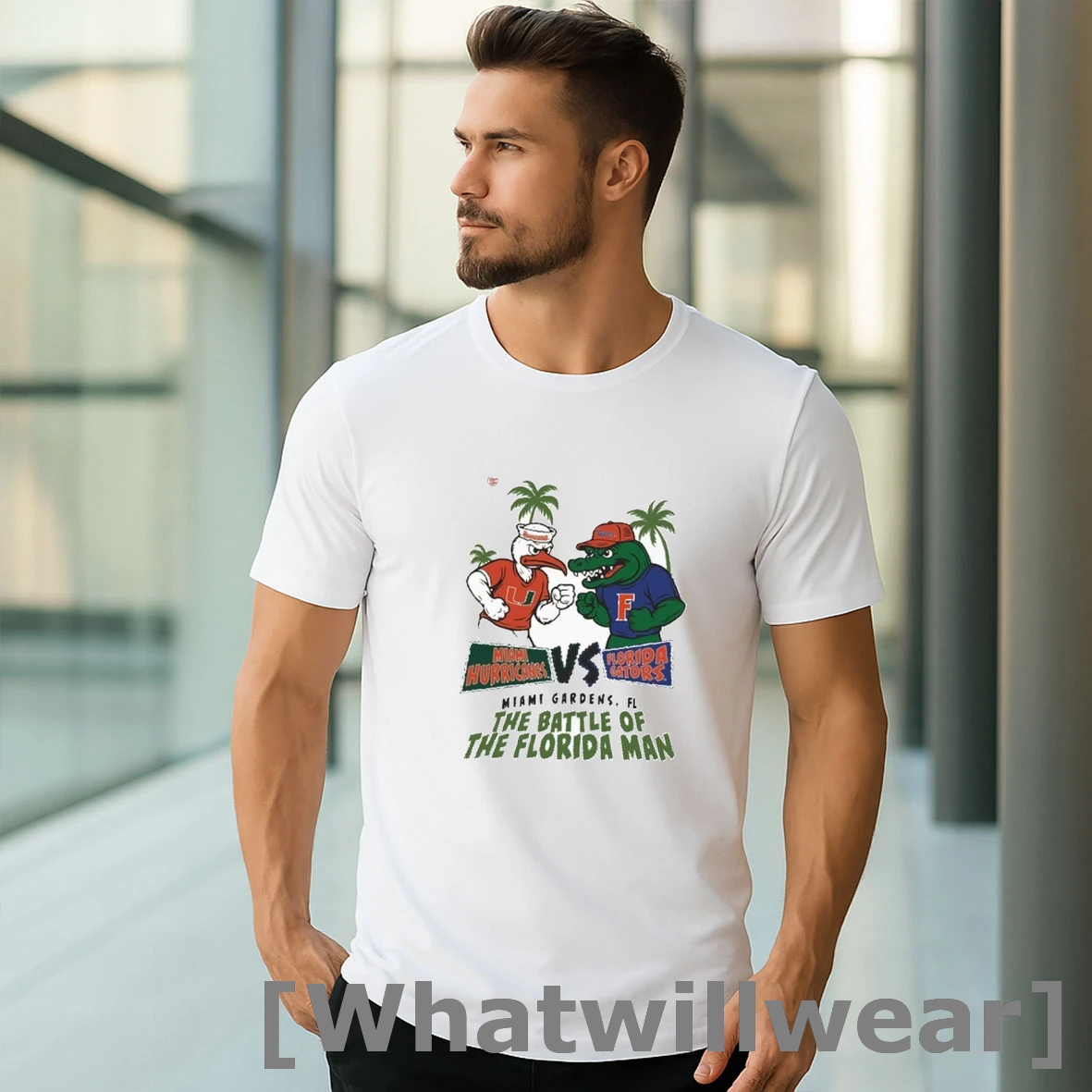 Official Florida Gators Vs Miami Hurricanes 2025 The Battle Of The Florida Man Shirts