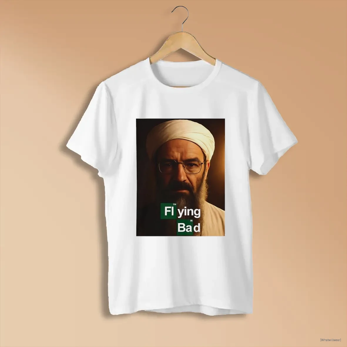 Official Flying Bad Periodic Table Parody T White Shirts