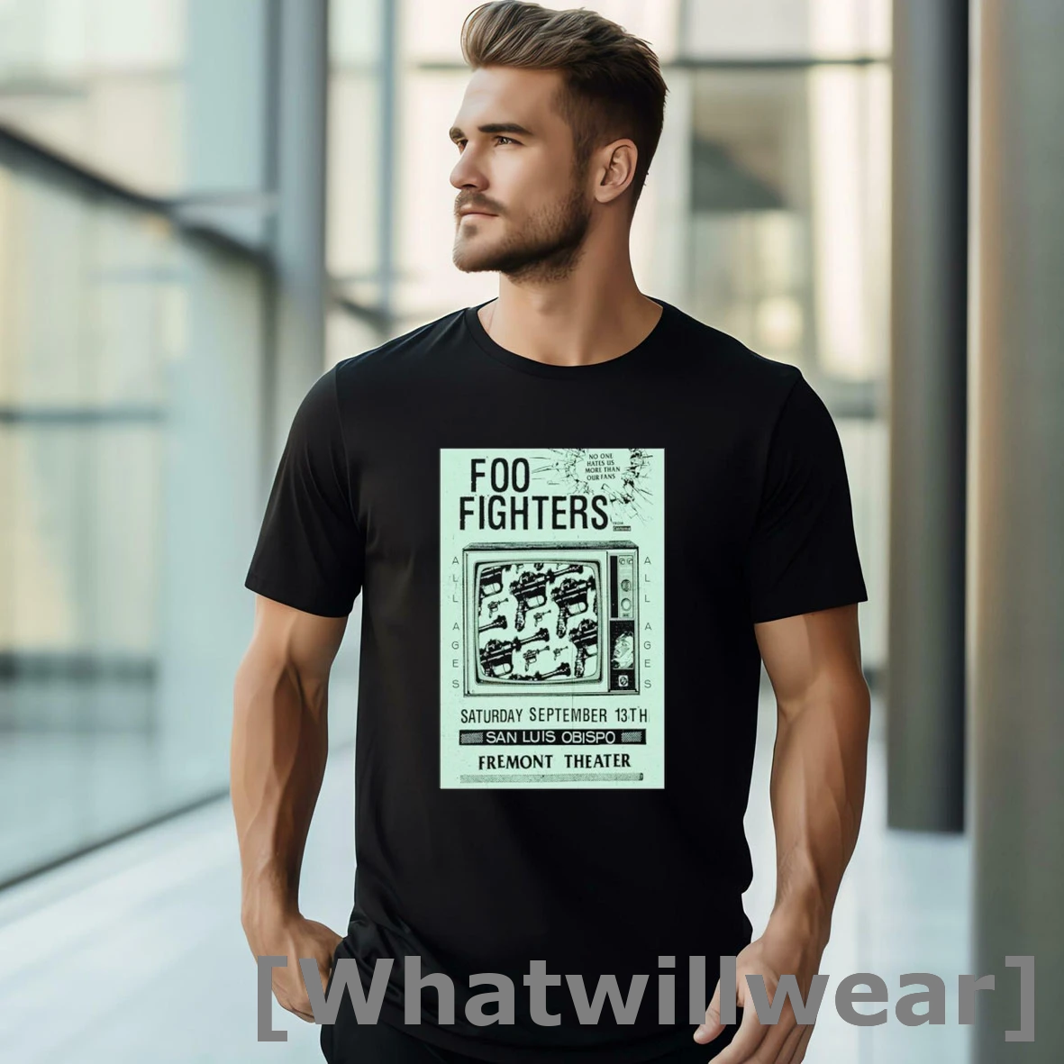 Official Foo Fighters Sep 13 2025 San Luis Obispo Fremont Theater Shirts