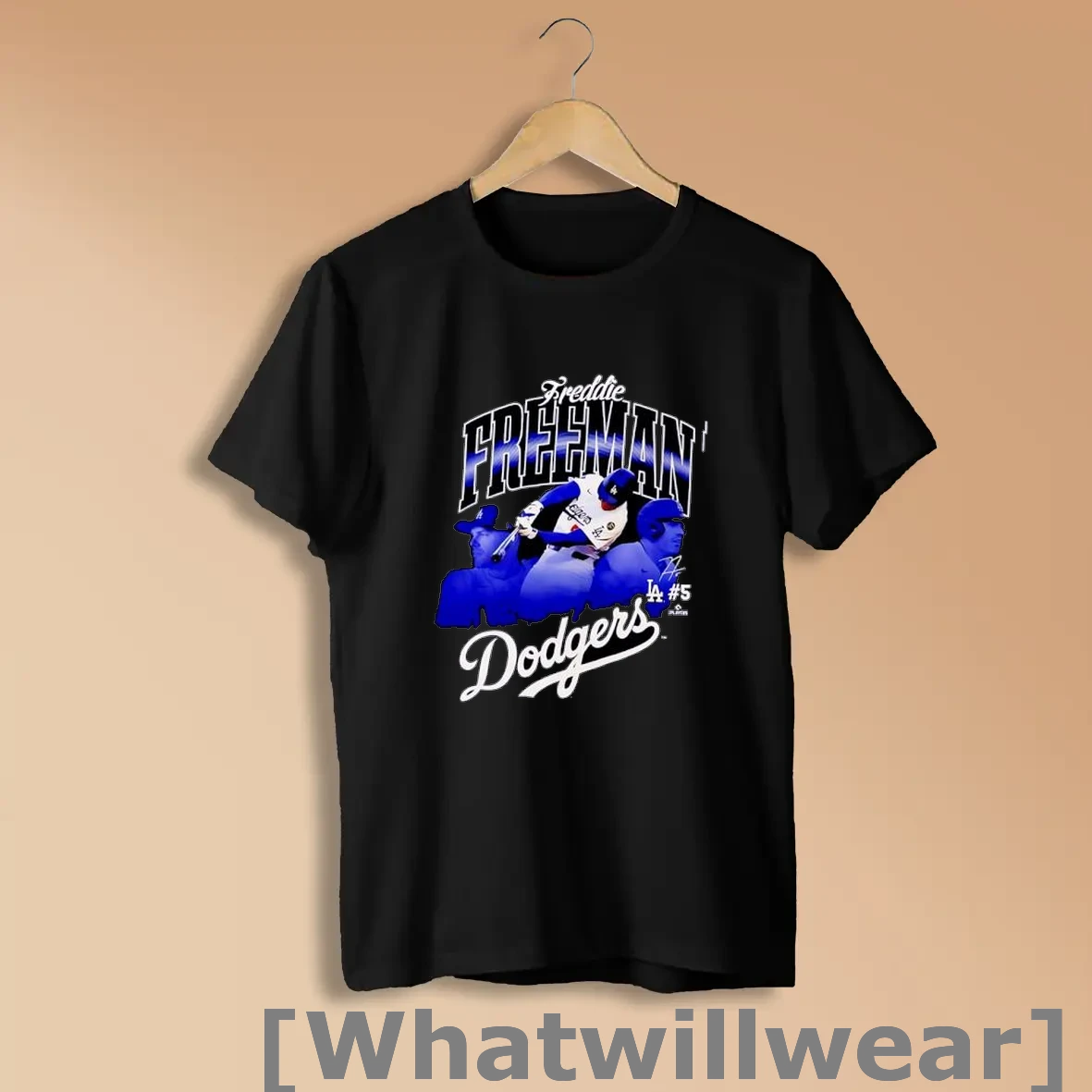 Official Freddie Freeman Dodgers Baseball Player La 17 Signature Shirts
