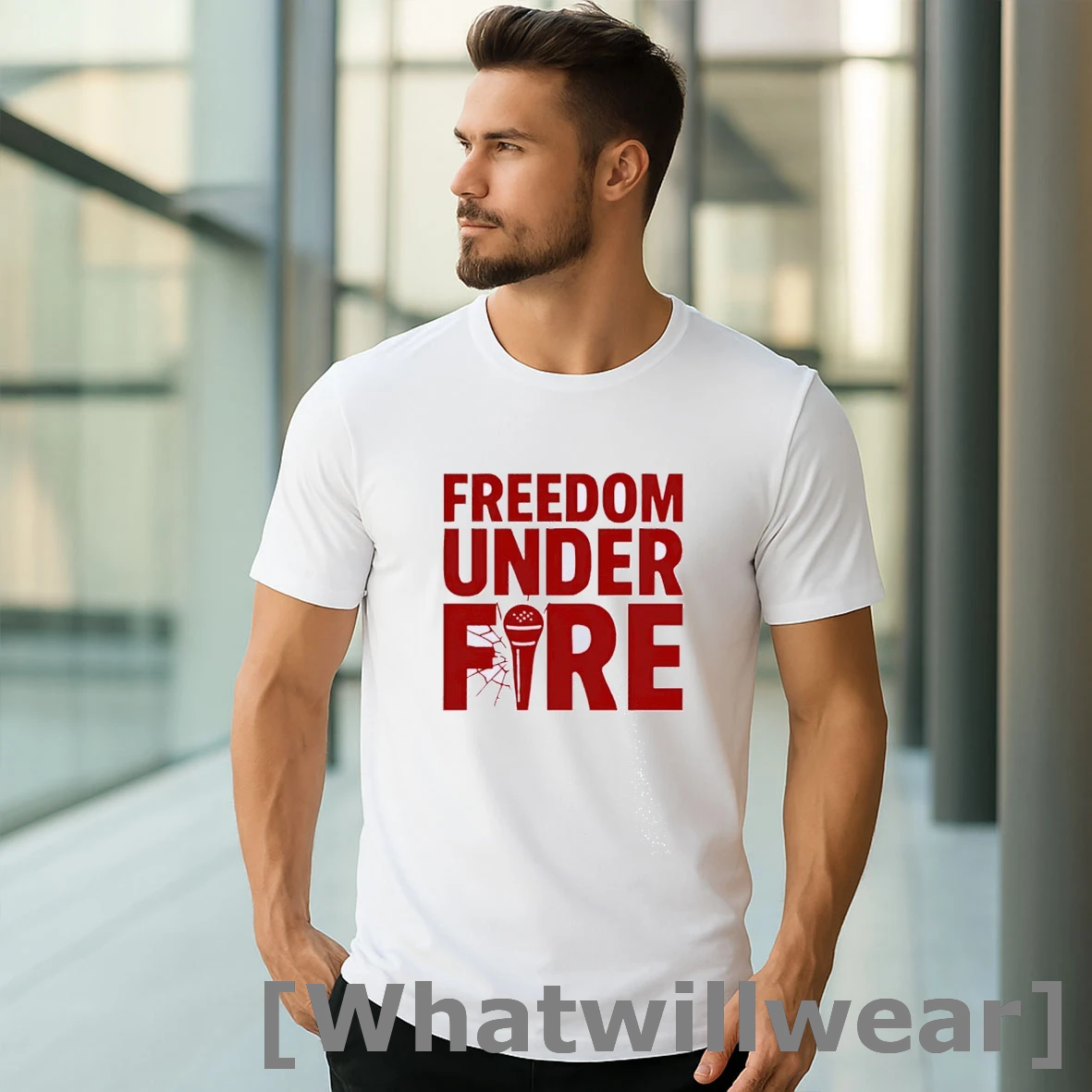 Official Freedom Under Fire Charlie Kirk Shirts