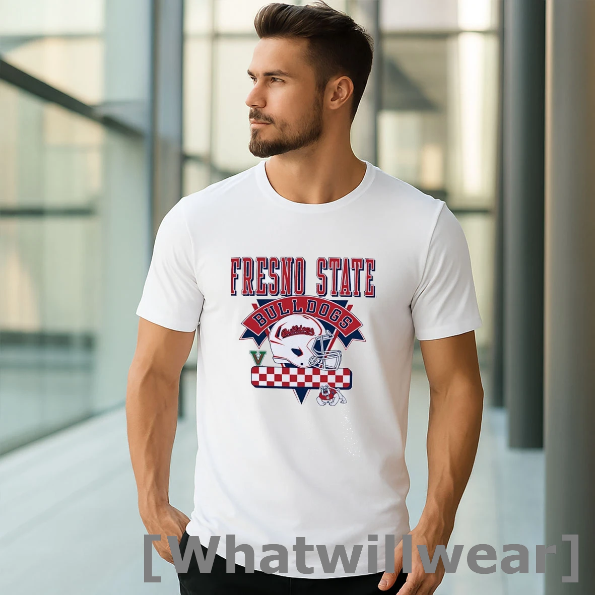 Official Fresno State Bulldogs Helmet Shirts
