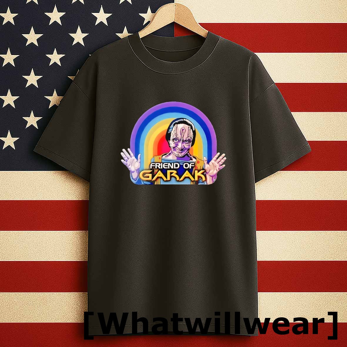Official Friend Of Garak Rainbow Tshirts Sweater